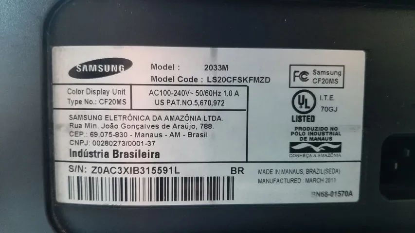 TV/Monitor samsung 20 polegadas  - Foto 2
