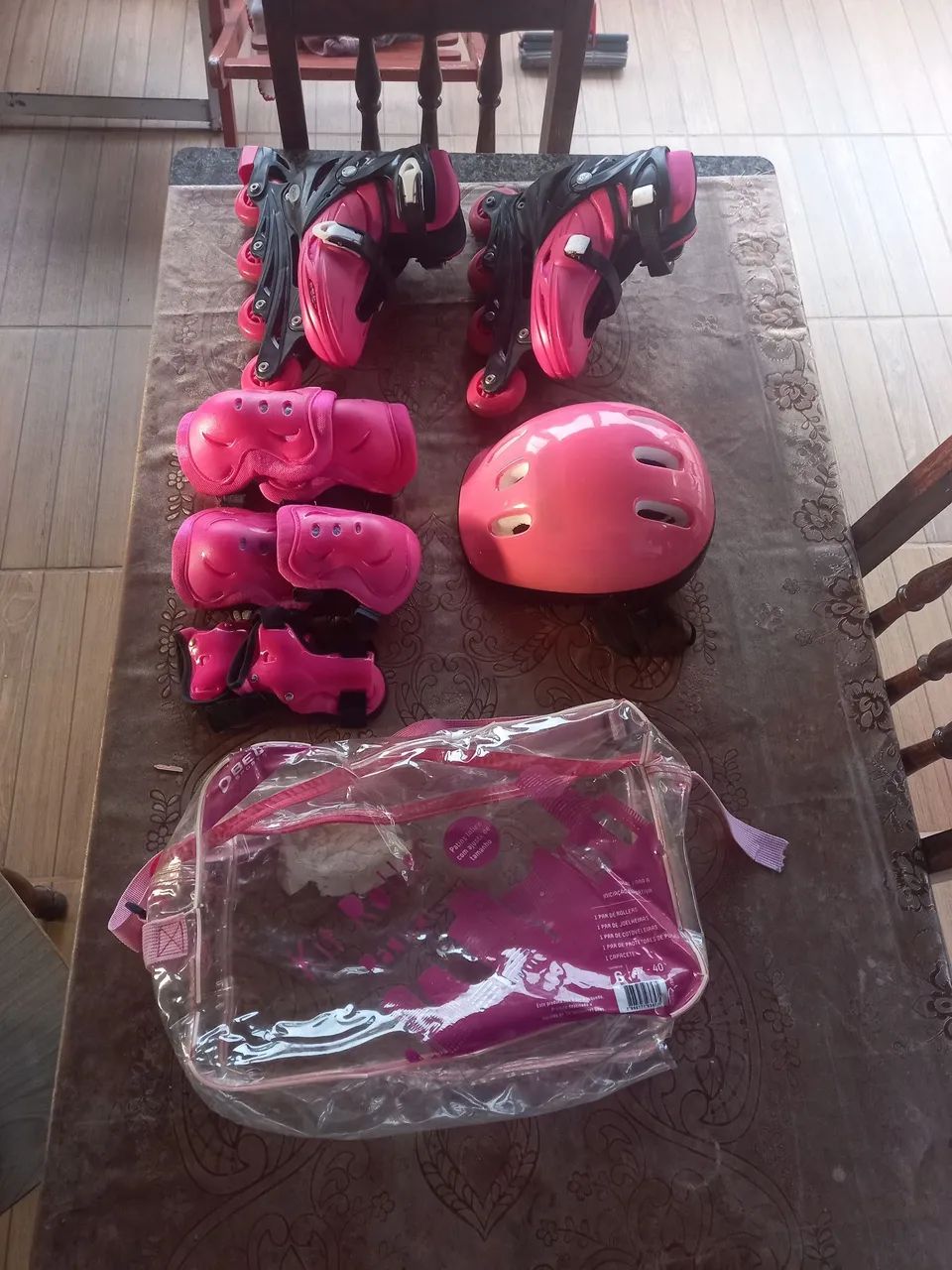 Vende-se: Patins de cor rosa. - Foto 2
