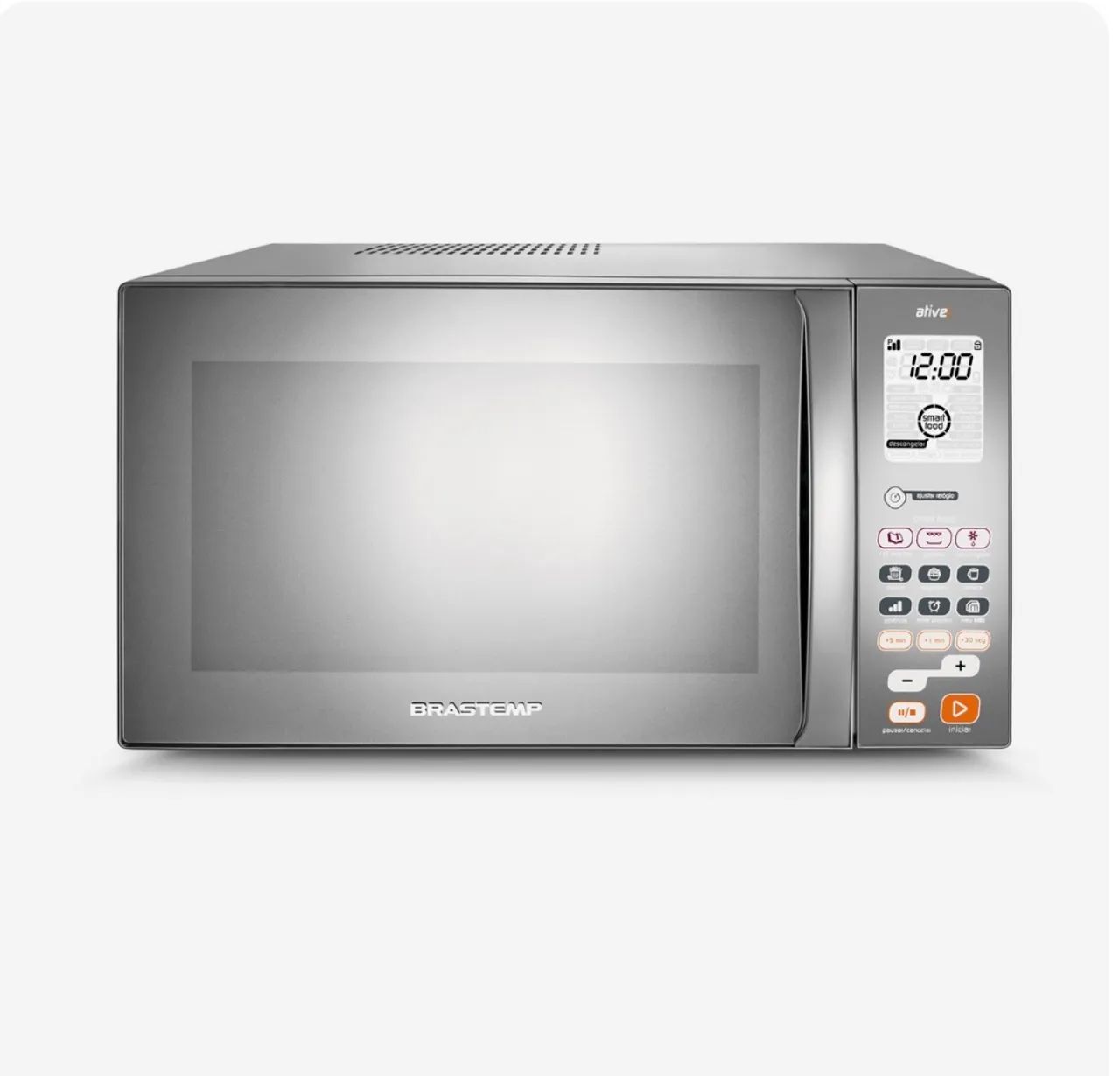 Microondas Brastemp inox 38L 110v