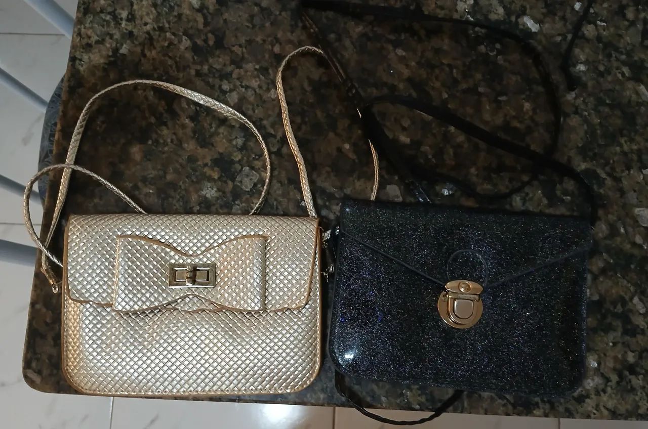 Bolsa de ombro (Preço das duas)
