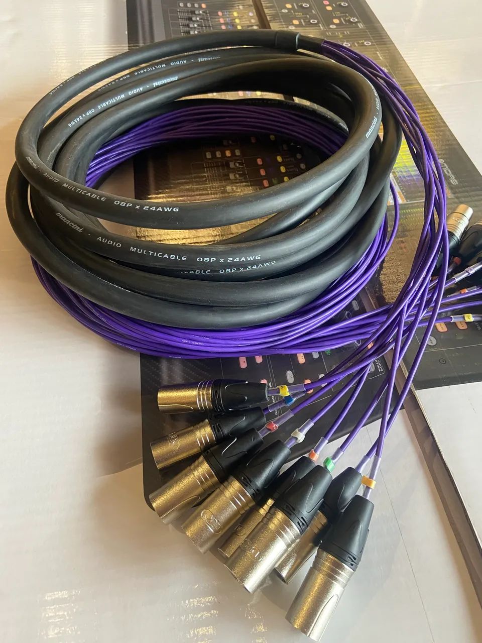 Multivia Subsnake 08 Vias 10 Metros Mancini Conectores Datalink 