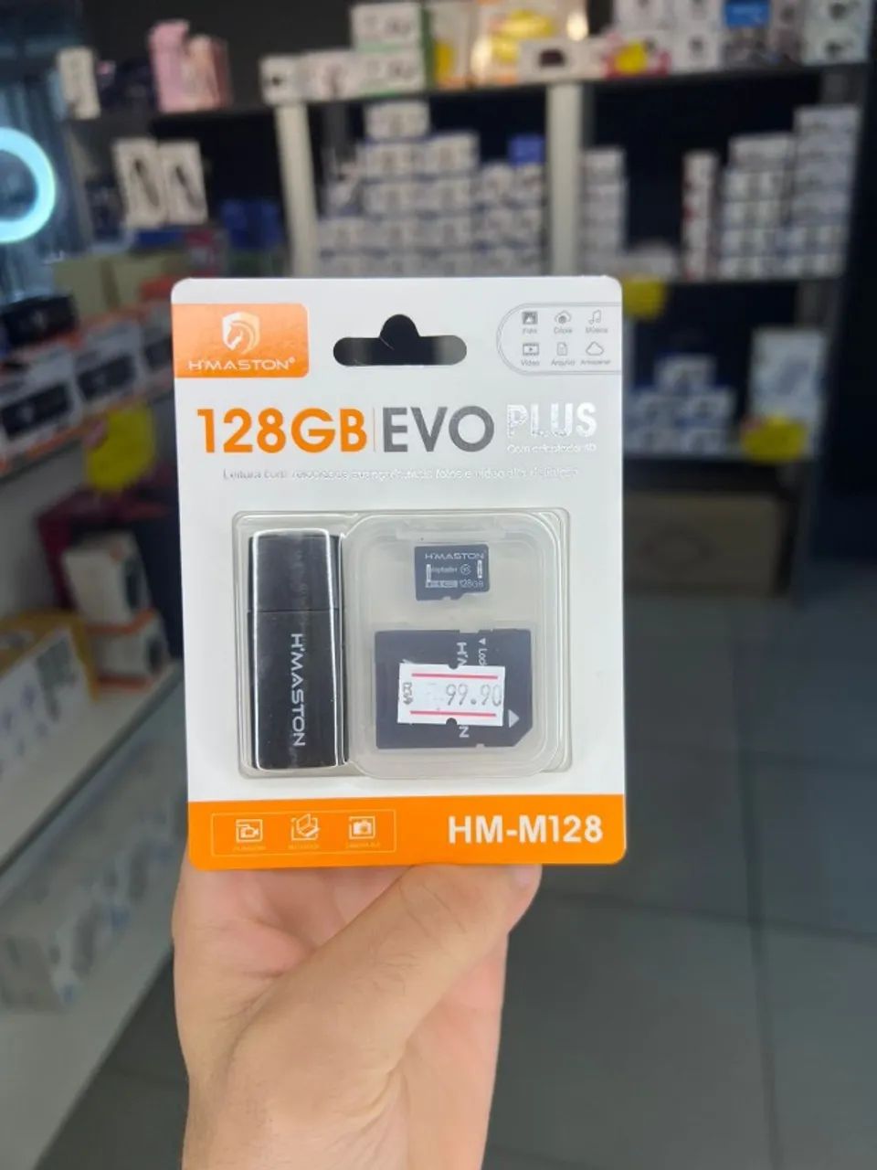 Cartões MicroSD SanDisk e H'maston - 32GB, 64GB e 128GB - Foto 4