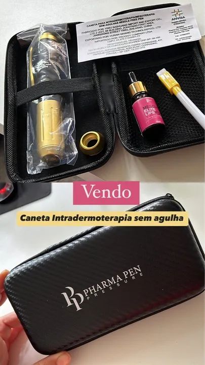Caneta intradermoterapia sem agulha 