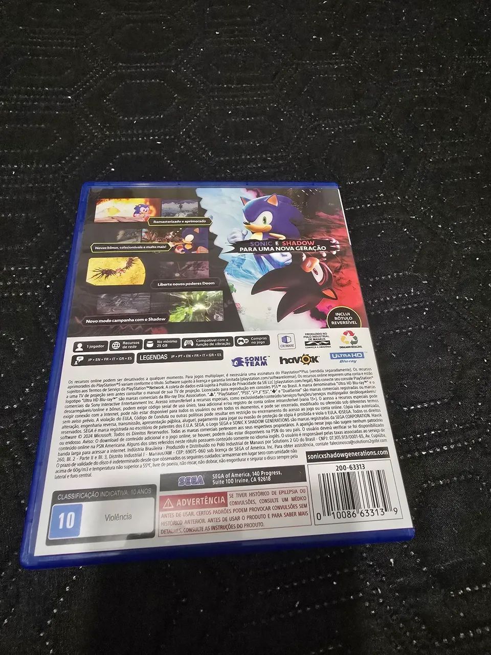 Sonic Shadow Generations PS5 - Day One Edition - Foto 2