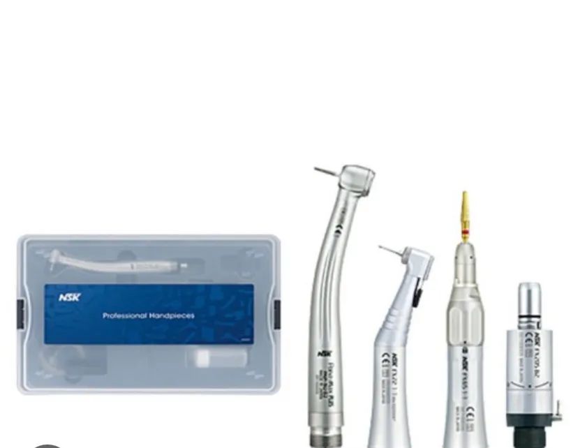 Caneta de alta, baixa e peça reta NSK 