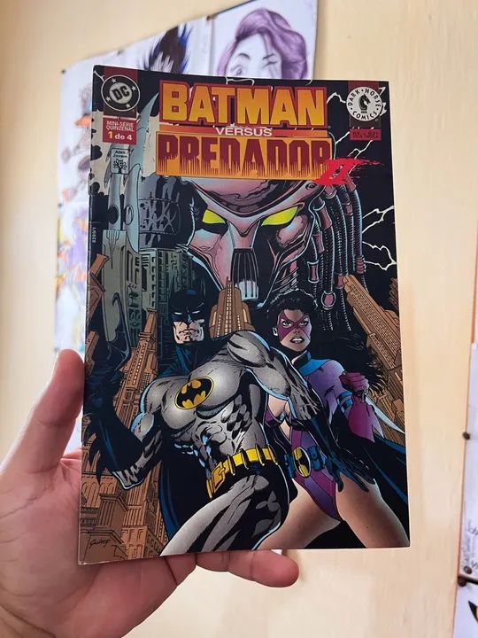 Batman Versus Predador 2 Completa 1996 editoras Abril  - Foto 4