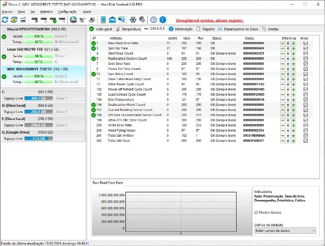 HD Western Digital (WD) 320GB SATA2.5" - Testado e Saudável - Foto 3