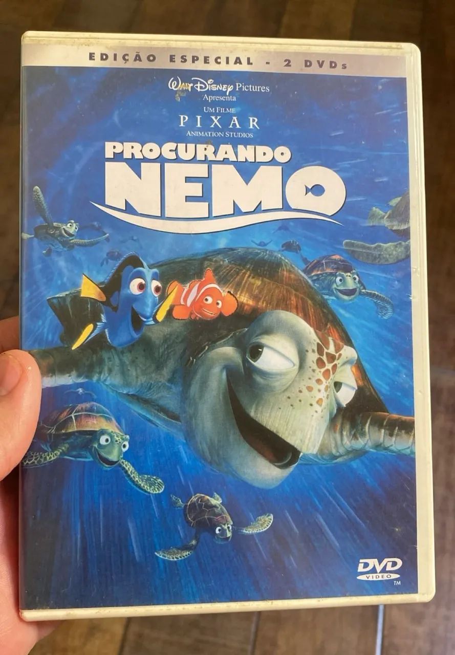 Procurando Nemo DVD Duplo Original com Encarte Disney Pixar