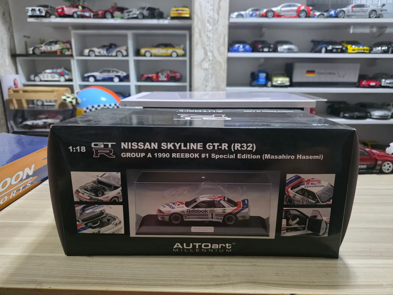 Miniatura 1:18 nissan skyline 2000 gt-r kpgc10 raríssima kyosho