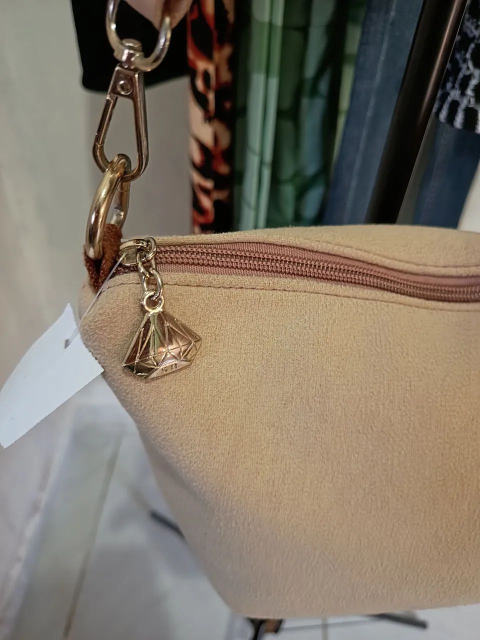 Bolsa de ombro nude Tam médio  - Foto 3