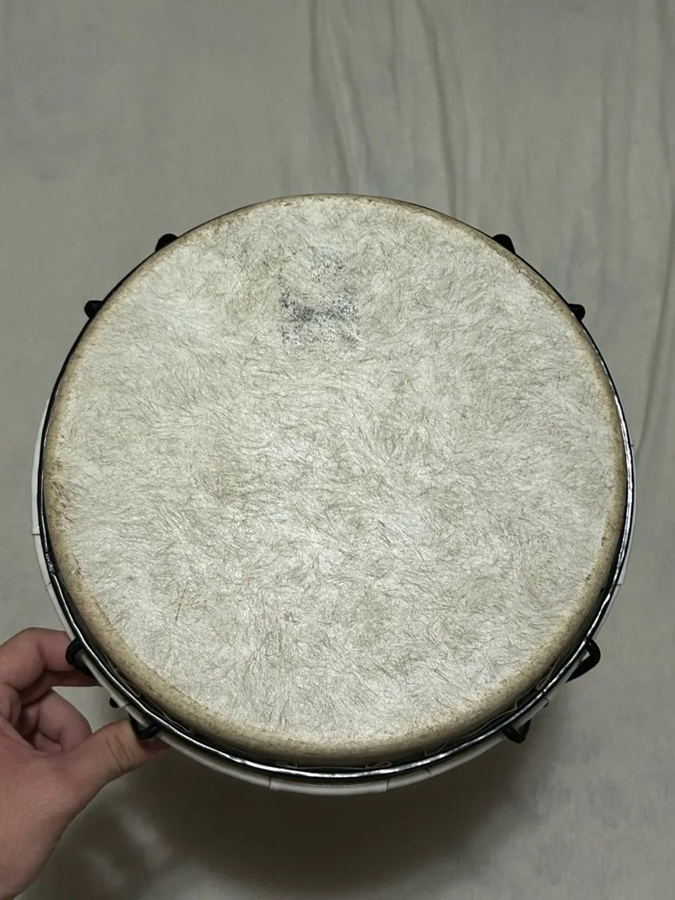 Tambor Djembe Toca 9,5 polegadas em ótimo estado - Foto 2