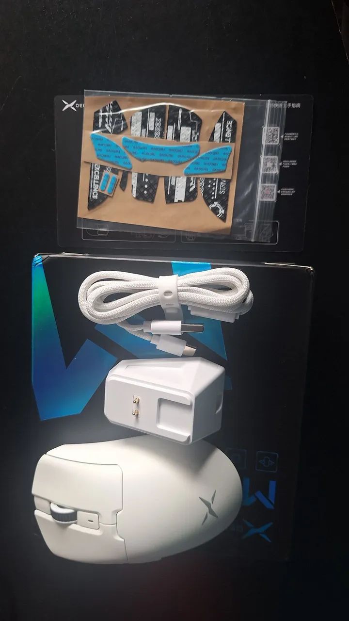 Mouse Delux M900 PRO Branco - Foto 4
