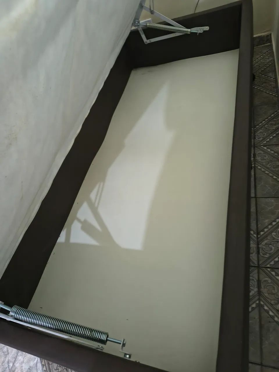 CAMA DE SOLTEIRO BAÚ COM COLCHÃO  - Foto 4