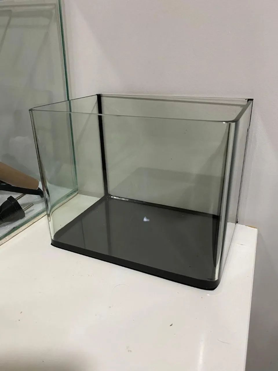 AQUÁRIO OCEANTECH FRENTE CURVA 5L PERFEITO ESTADO - Foto 3