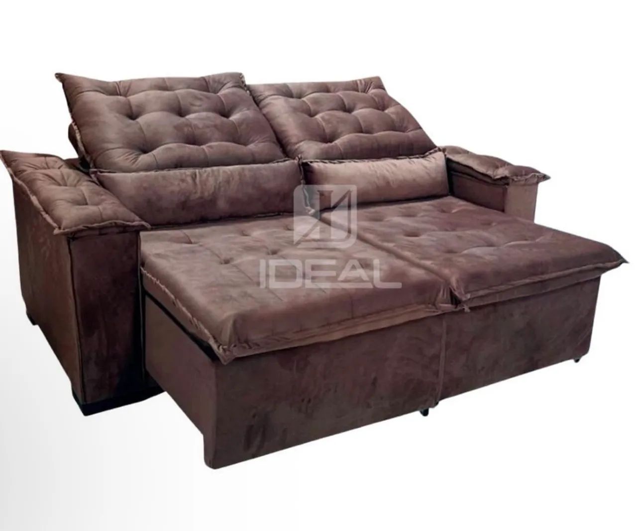 SOFÁ RETRÁTIL 3 LUGARES 1799,90 NO PIX - Foto 4
