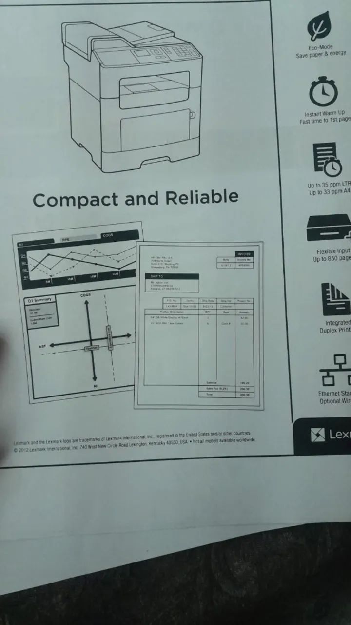 Copiadora multifuncional Lexmark MX421ade - Foto 2