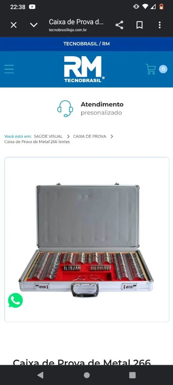 Caixa de prova para optometria  - Foto 2