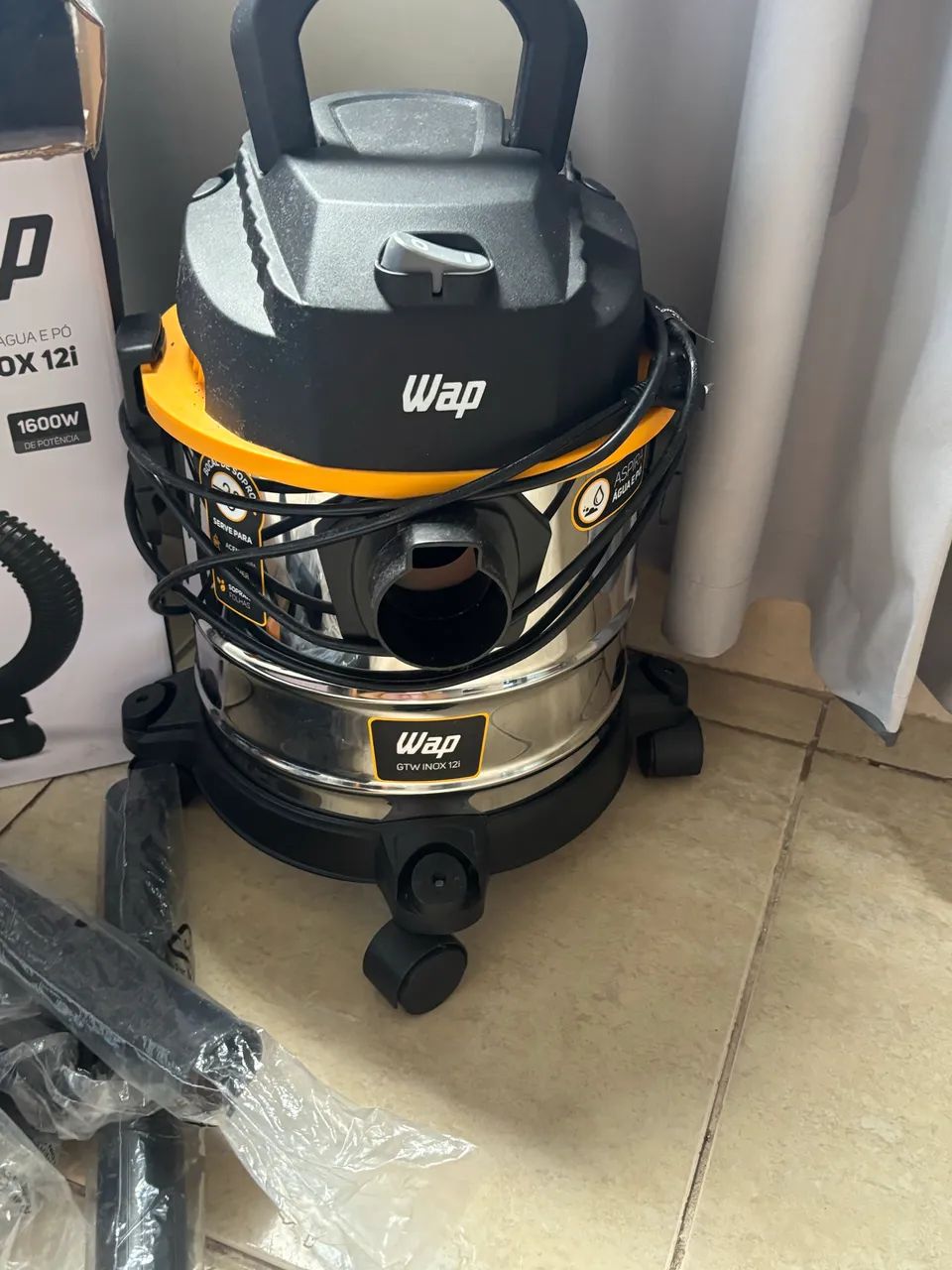 Apurador de pó e água 