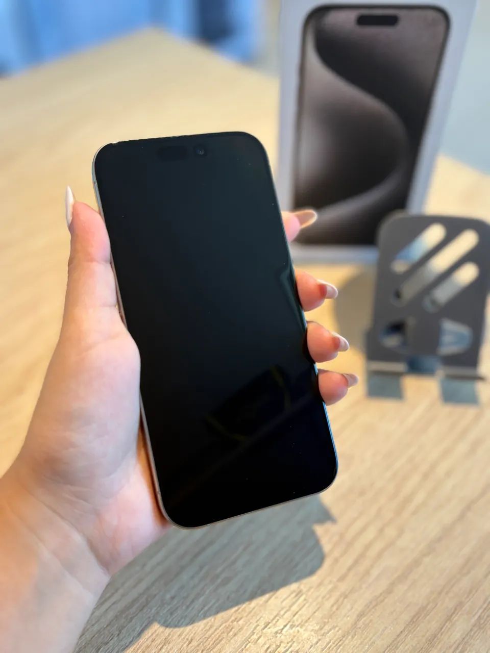 iPhone 15 Pro 128GB Natural - Seminovo - Celulares e Smartphones