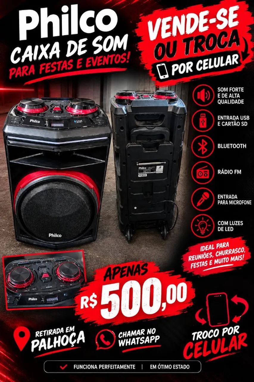 Vendo ou troco caixa de som 