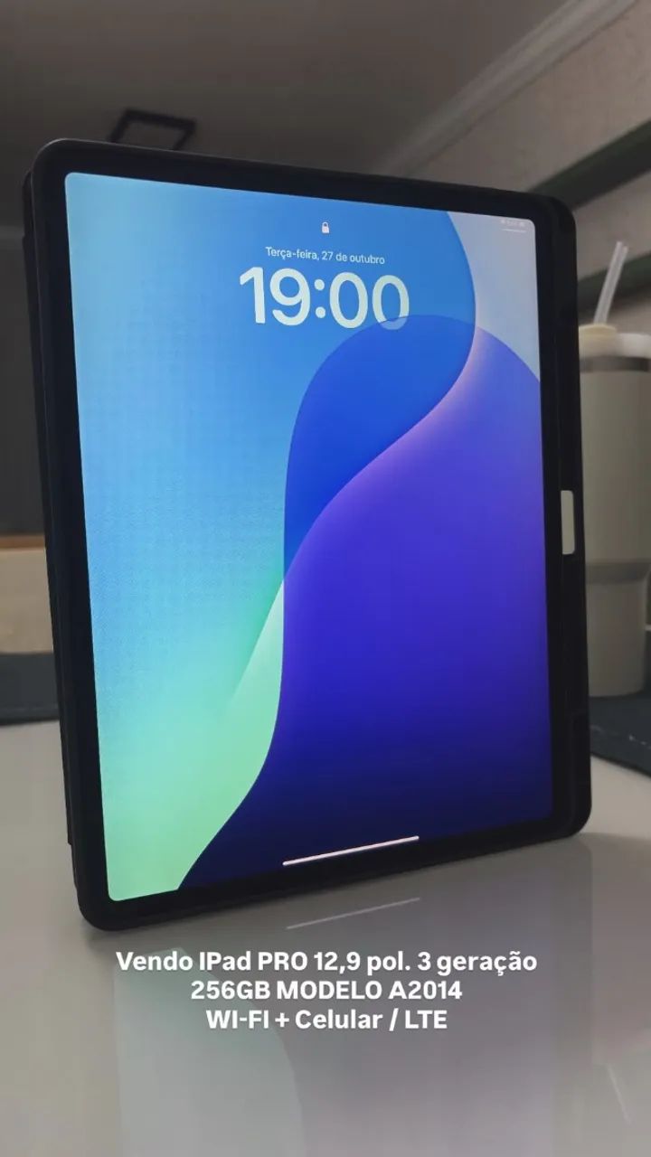 iPad Pro 3 geração 256GB (12,9polegadas) 