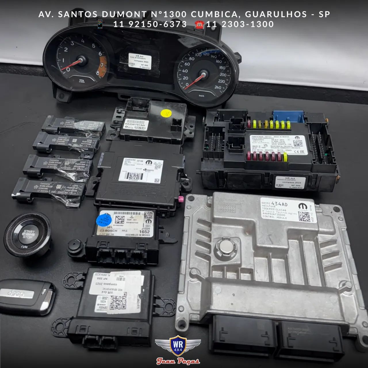 kit modulo injeção completo JEEP COMPASS 2023