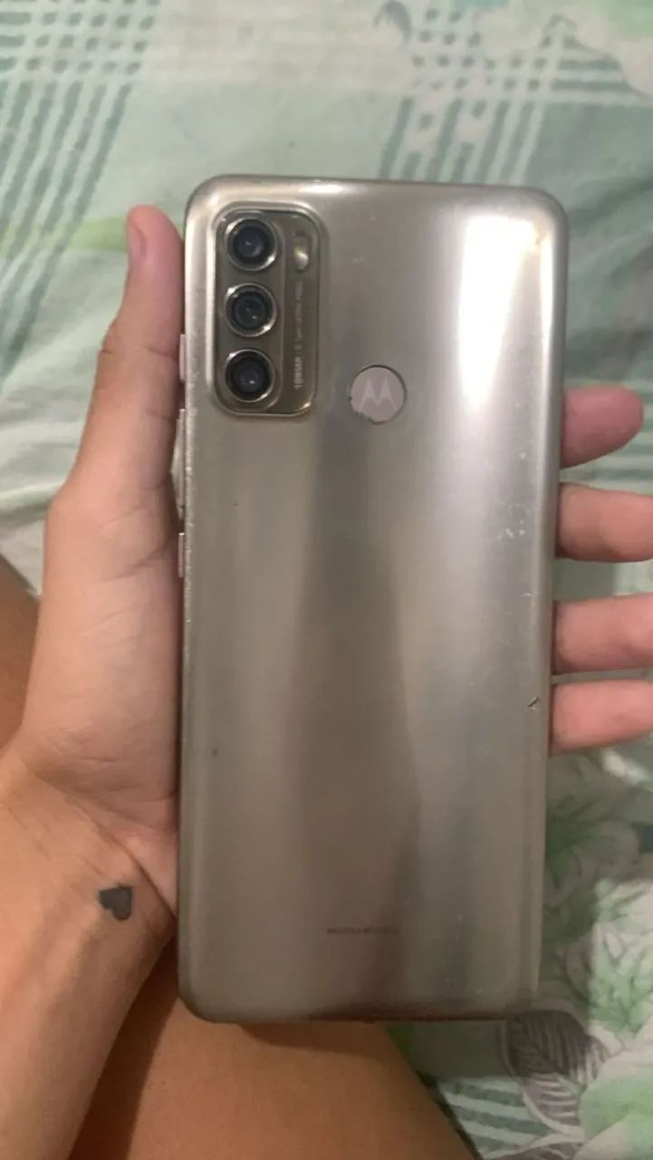 Vendo Moto G 60,Dourado Perfeito Estado. - Foto 2