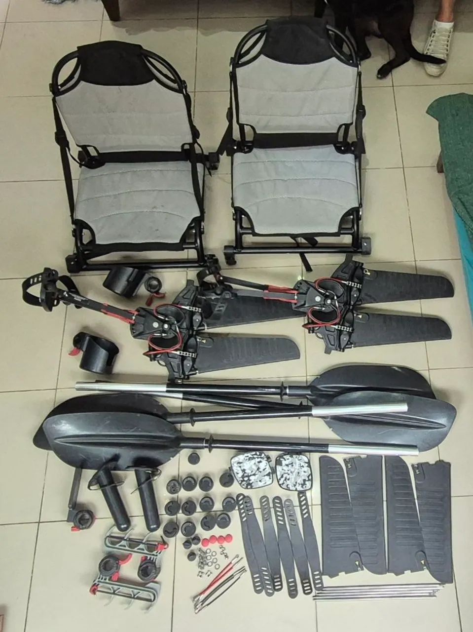Caiaque  Modular duplo e individual com pedal - Foto 6
