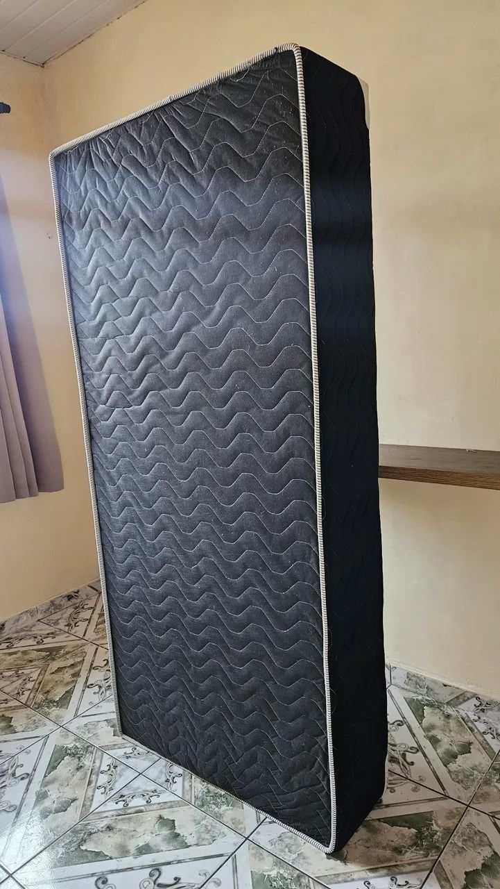 Cama box solteiro molas ensacadas 