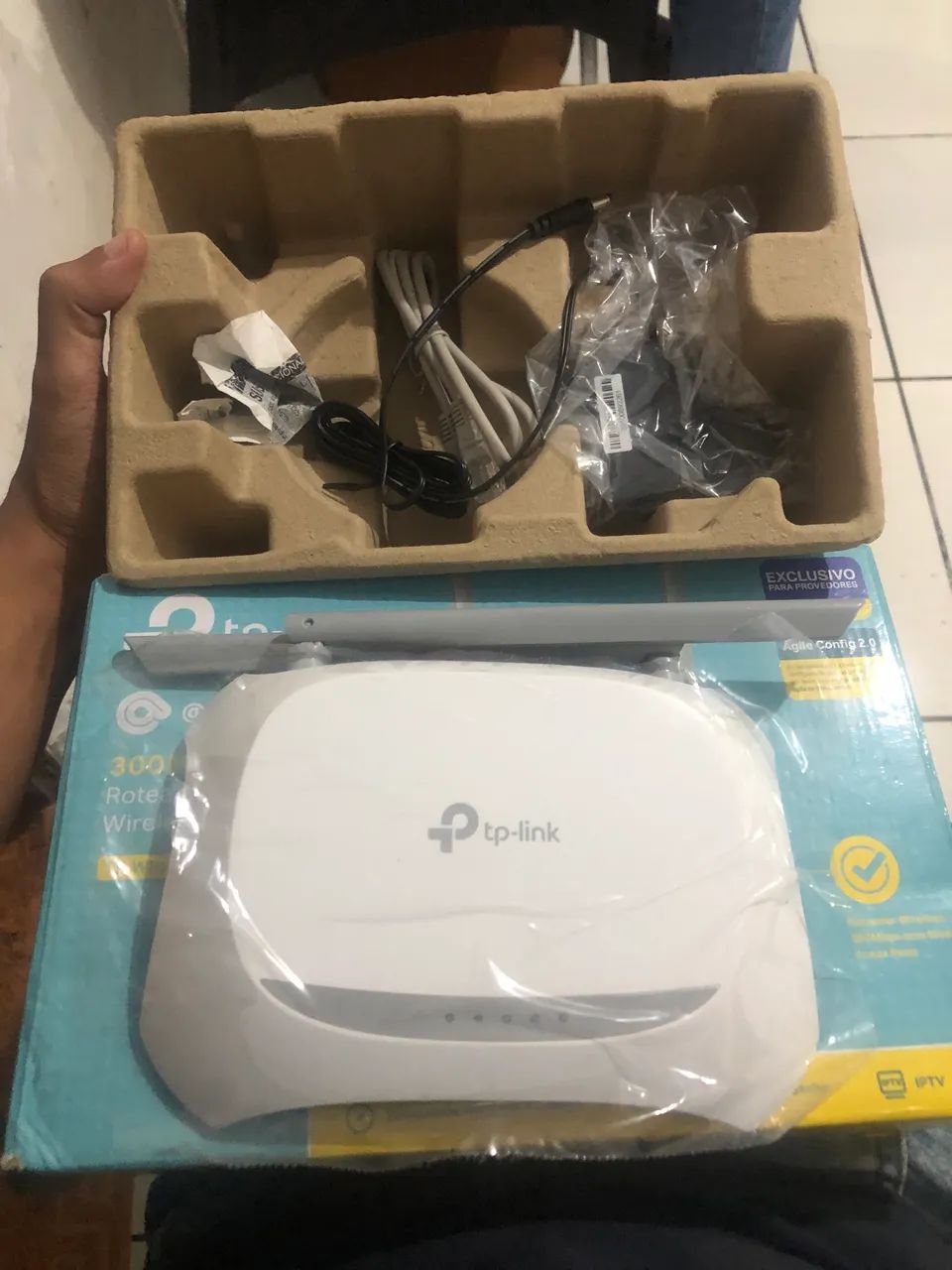 Reatado TP link 300MBps  - Foto 3