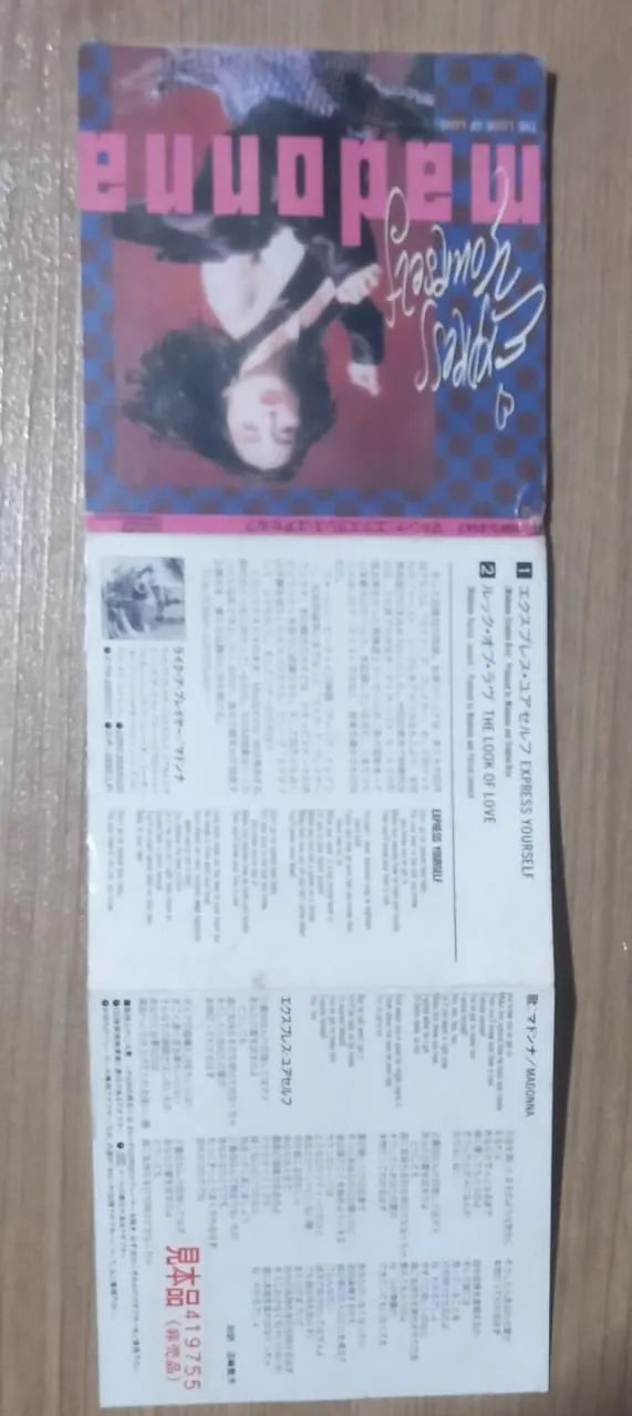 Madonna Express Yourself Mini CD Japonês 3? 1989 Promo - CDs, DVDs