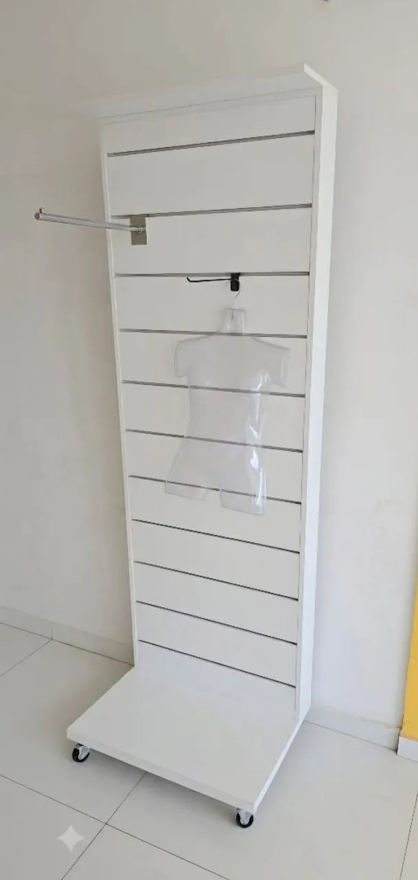 Painel canaletado  com rodinhas de silicone 