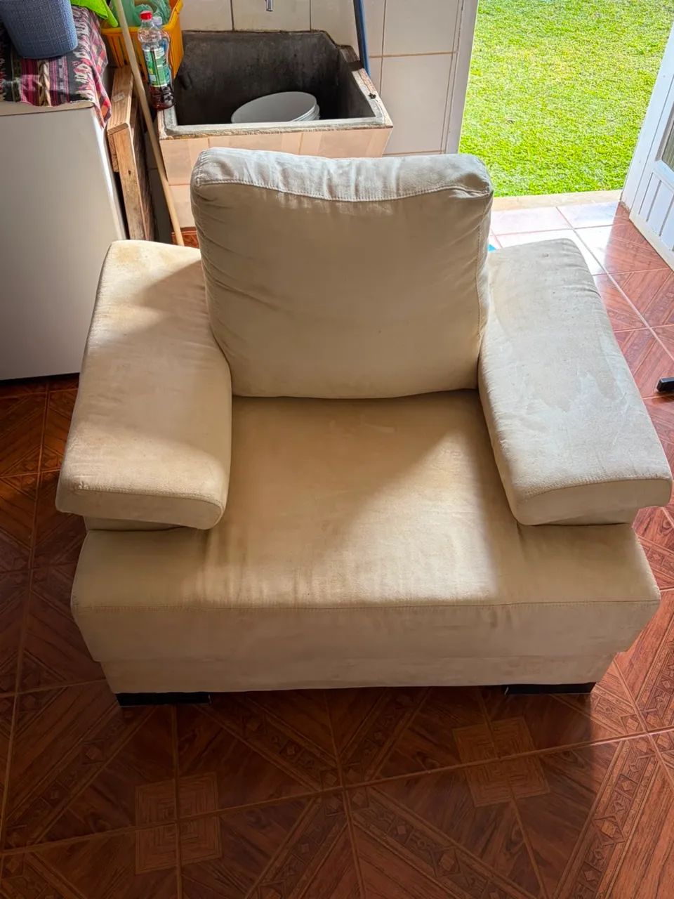 Sofá dois lugares + poltrona  - Foto 3