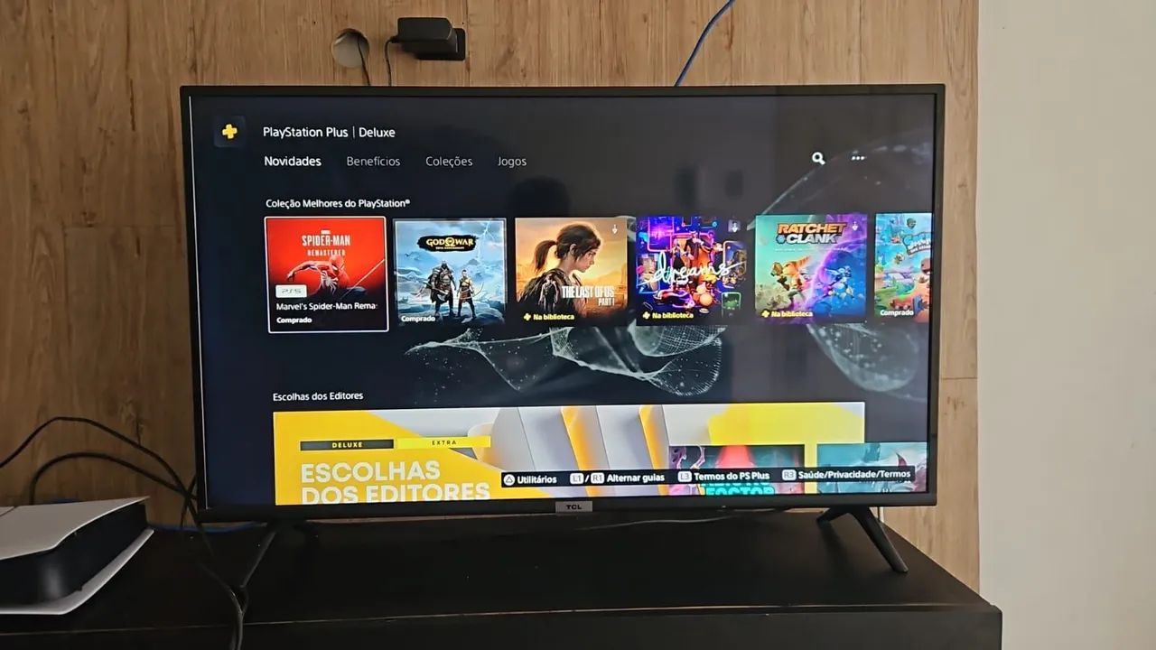 PS5 Slim Impecável + Controle Original + 1 Ano de PS Plus Extra - Foto 3