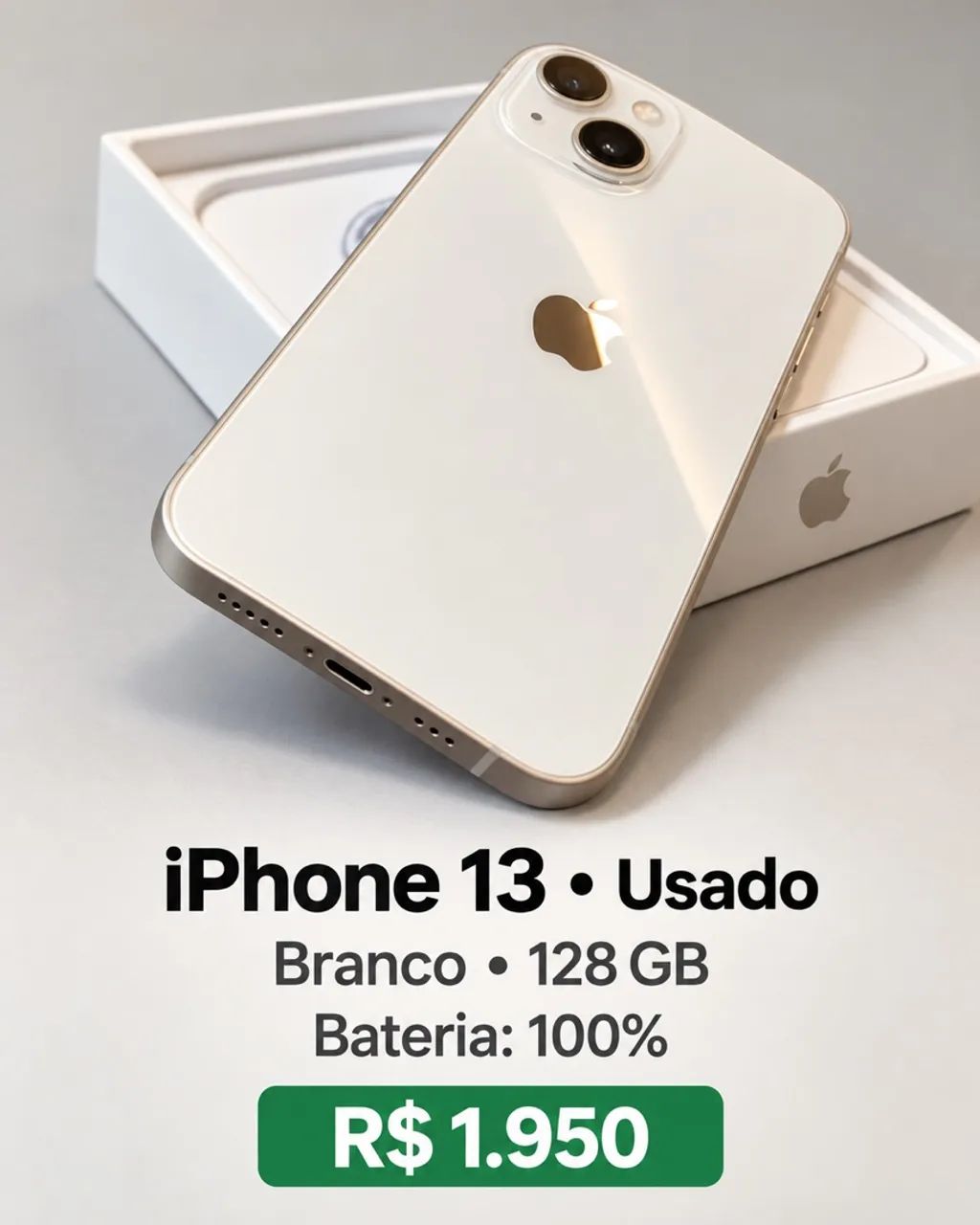 iPhone 13 - Bateria 100%