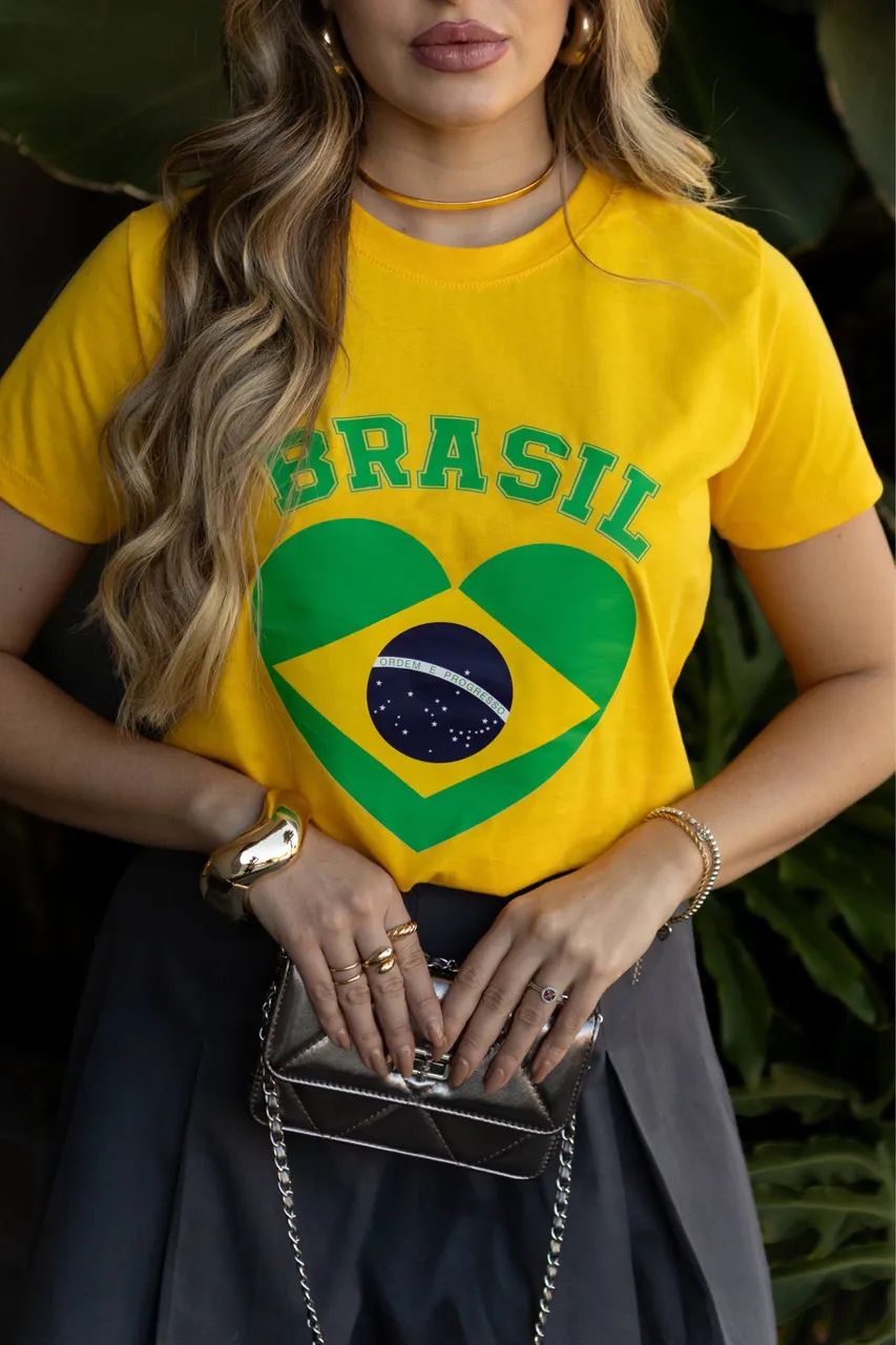 Camisetas do Brasil feminina  - Foto 4