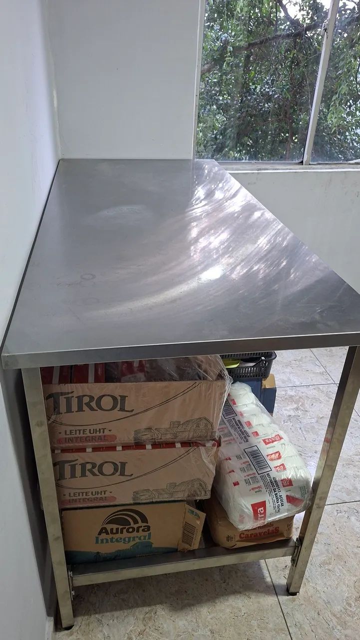 Mesa de Inox 150 x 70 x 90 - Foto 4