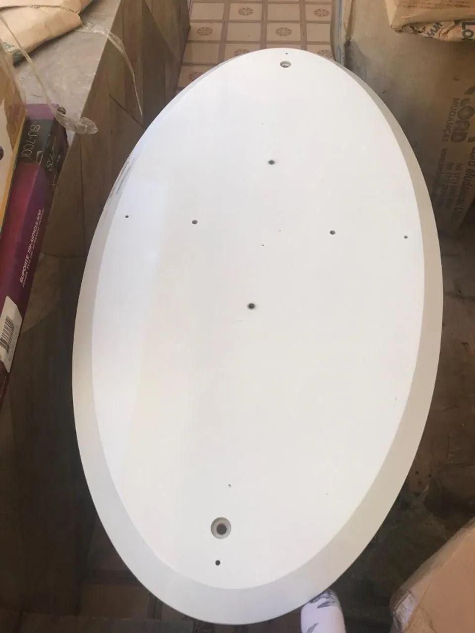 Base de mesa/Pé de mesa Saarinne - Oval Branco 1,20x0,80 - Foto 5