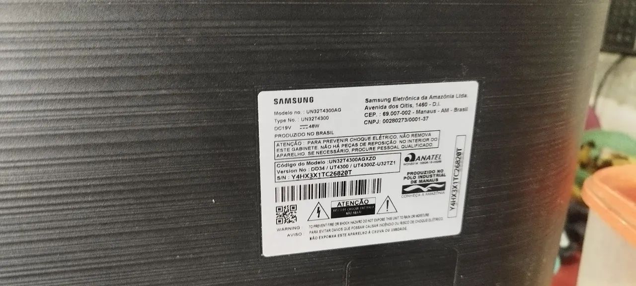  smartv 32 polegadas Samsung com defeito na tela  - Foto 2