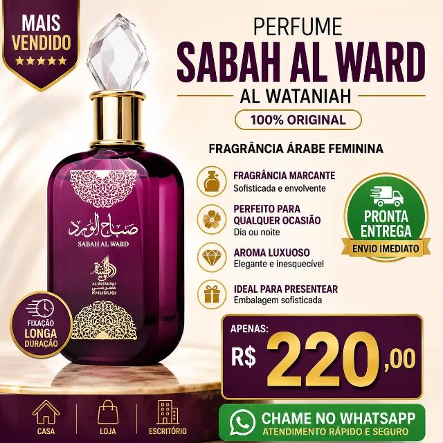 PERFUME ÁRABE SABAH AL WARD