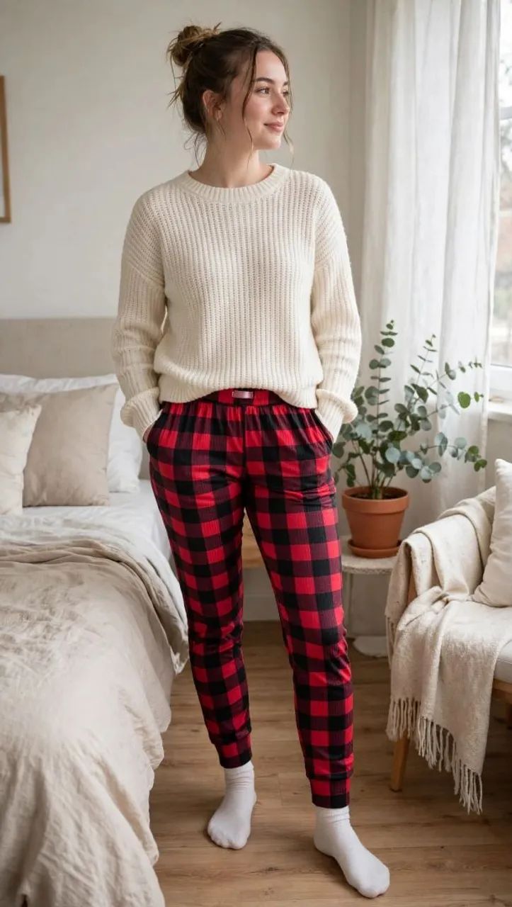 Calça legging xadrez  - Foto 2