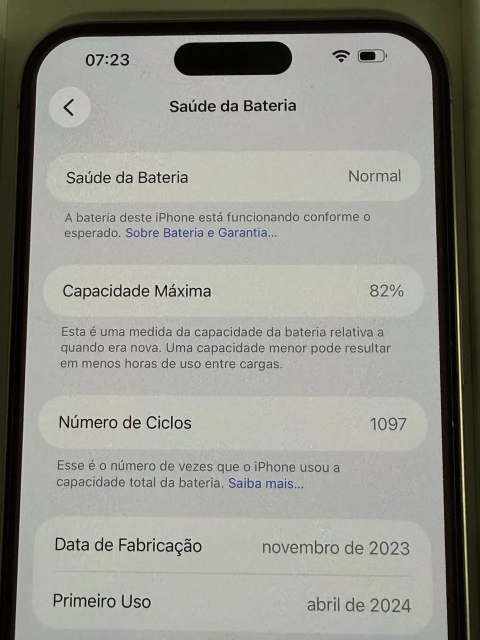 iPhone 15 pro Max 256GB, titânio natural  - Foto 2