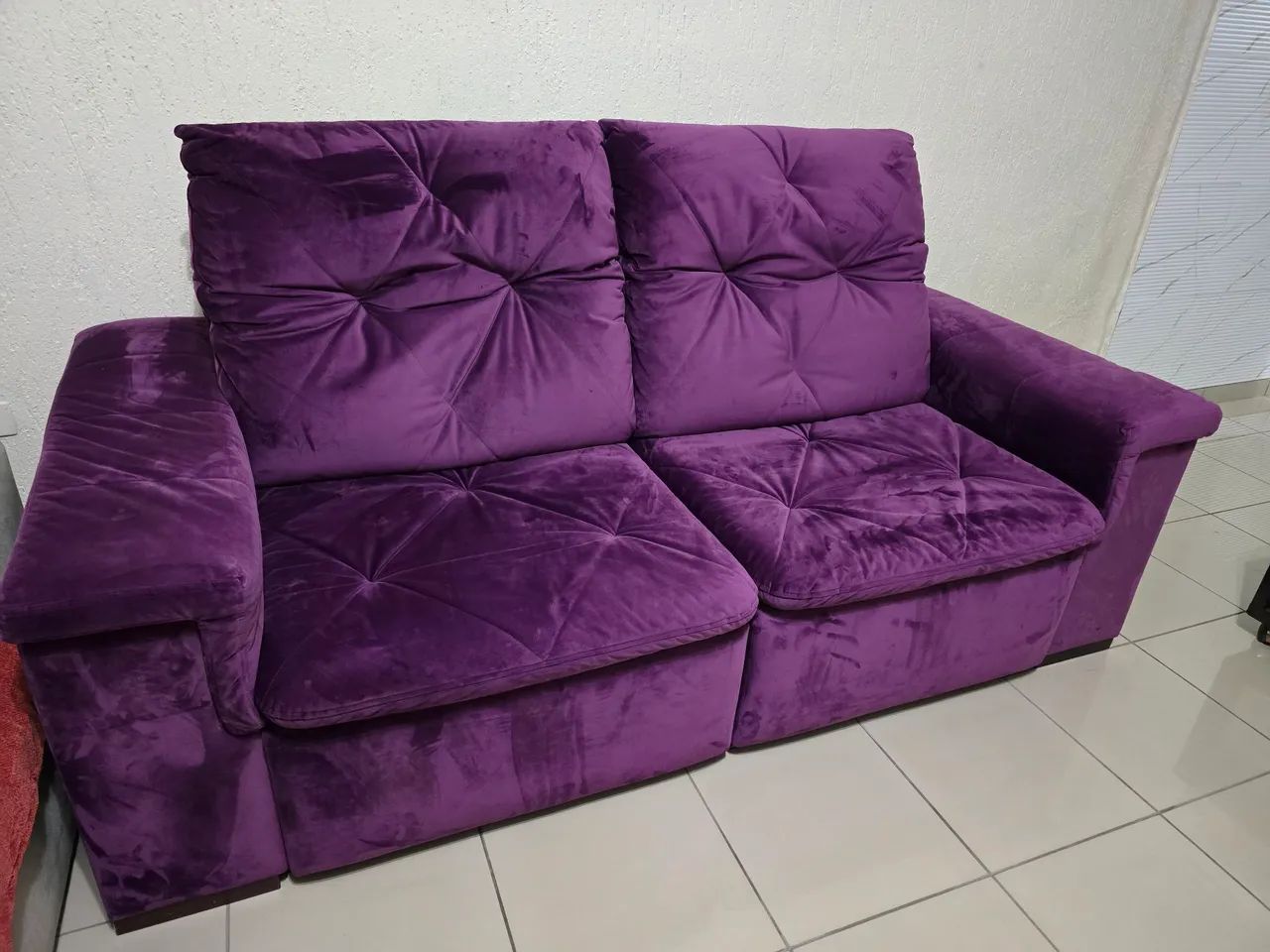Sofa donelli origial 2 lugares madeira pura. - Foto 2