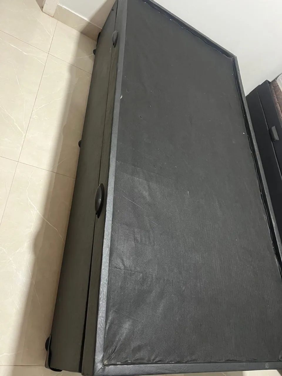 2 Cama box E colchão 