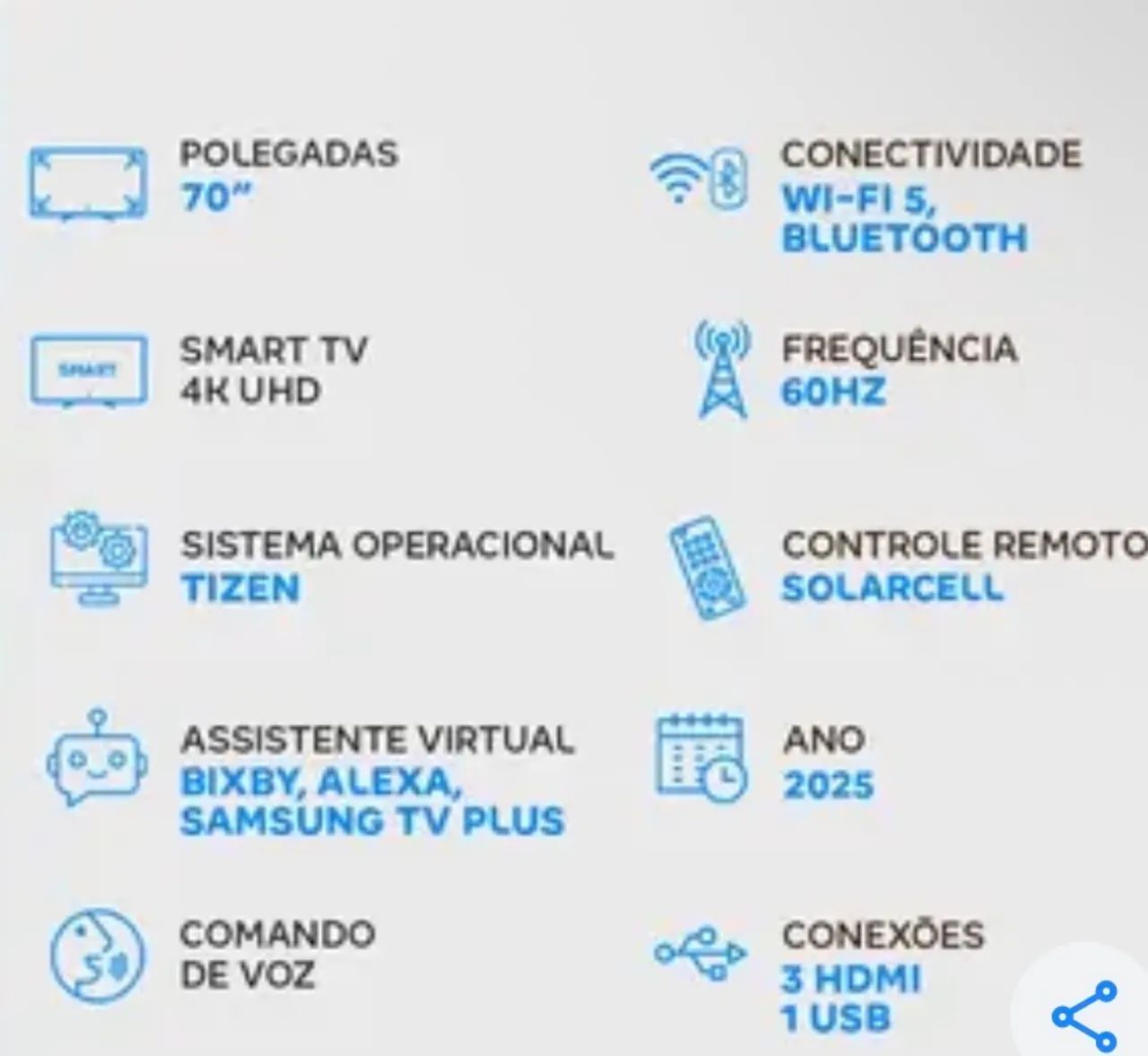 Tv SAMSUNG 70 - Foto 2