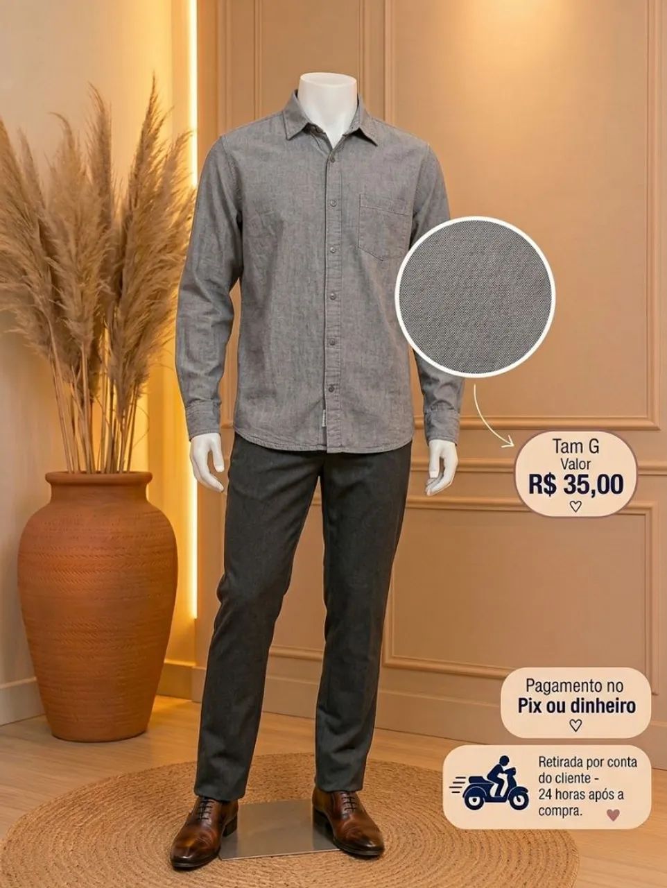 Roupa Masculina G - Foto 2