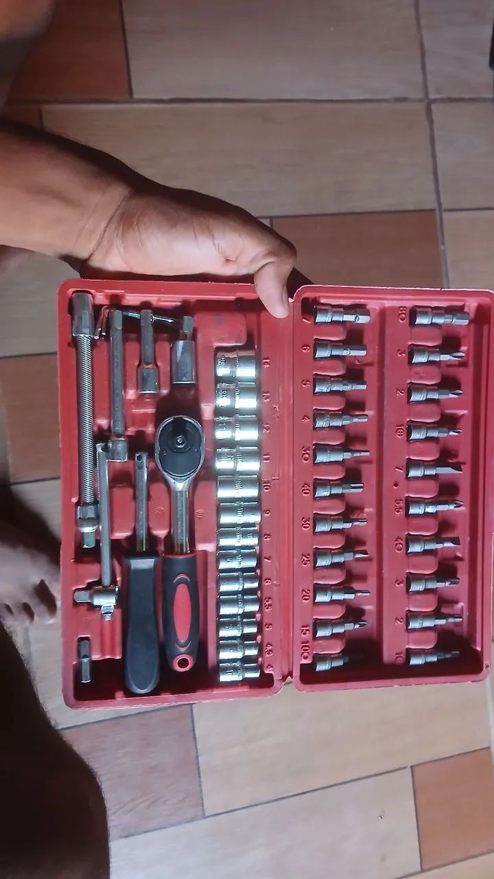 Kit 46 pcs socket set (1/4) - Foto 3