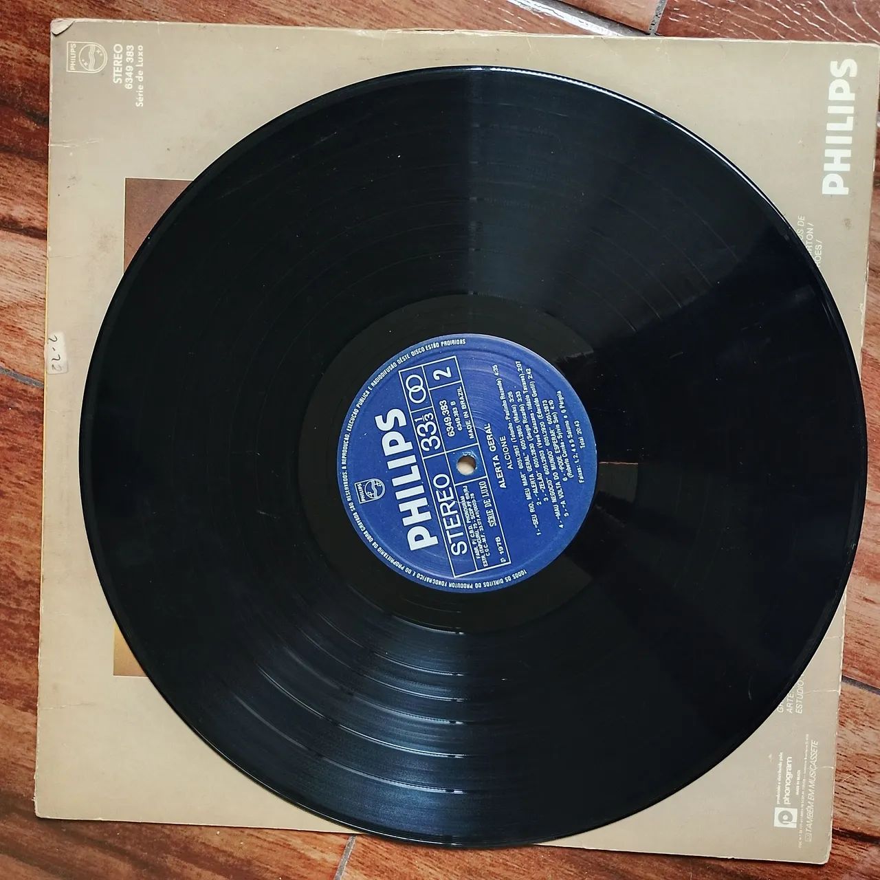 Disco vinil Alcione Alerta geral  - Foto 3