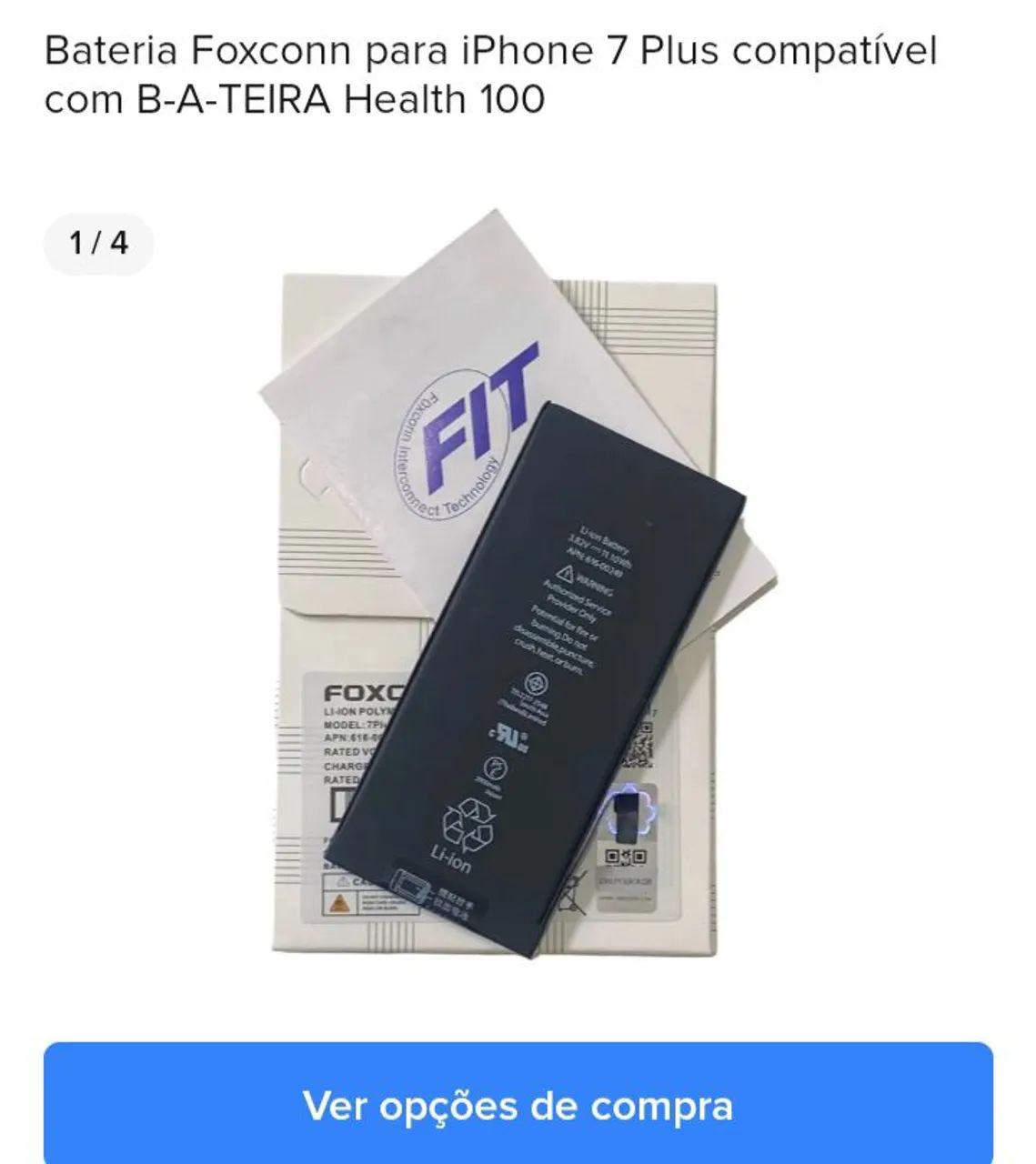 Bateria Foxconn iphone7