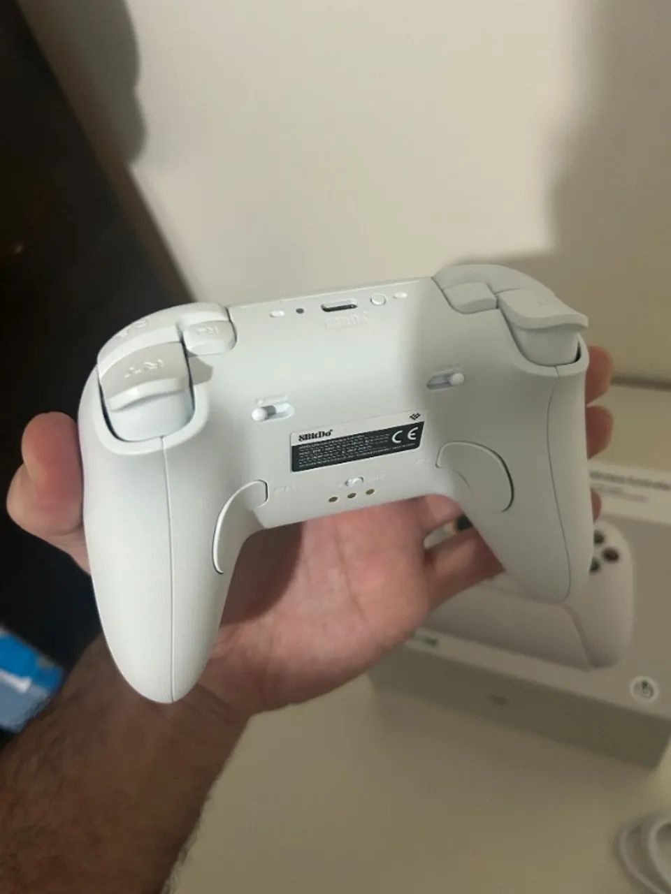 Controle 8Bitdo Ultimate 2 Branco Wireless Para Nintendo Switch, Windows & Android - Foto 3